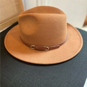Classic Tan Fedora Hat